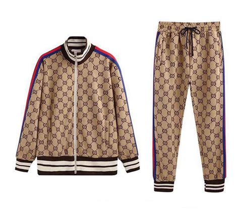 gucci track jacket ebay|Gucci jogging suit for men.